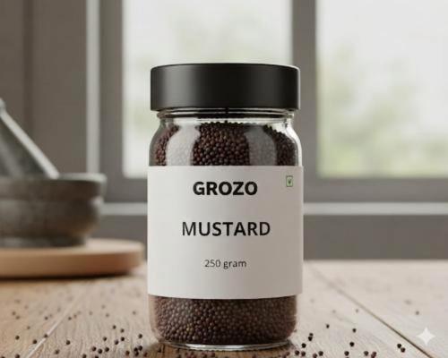 Mustard Seeds – Whole Black Mustard For Cooking & Seasoning | 250g | Premium Kerala Spice img
